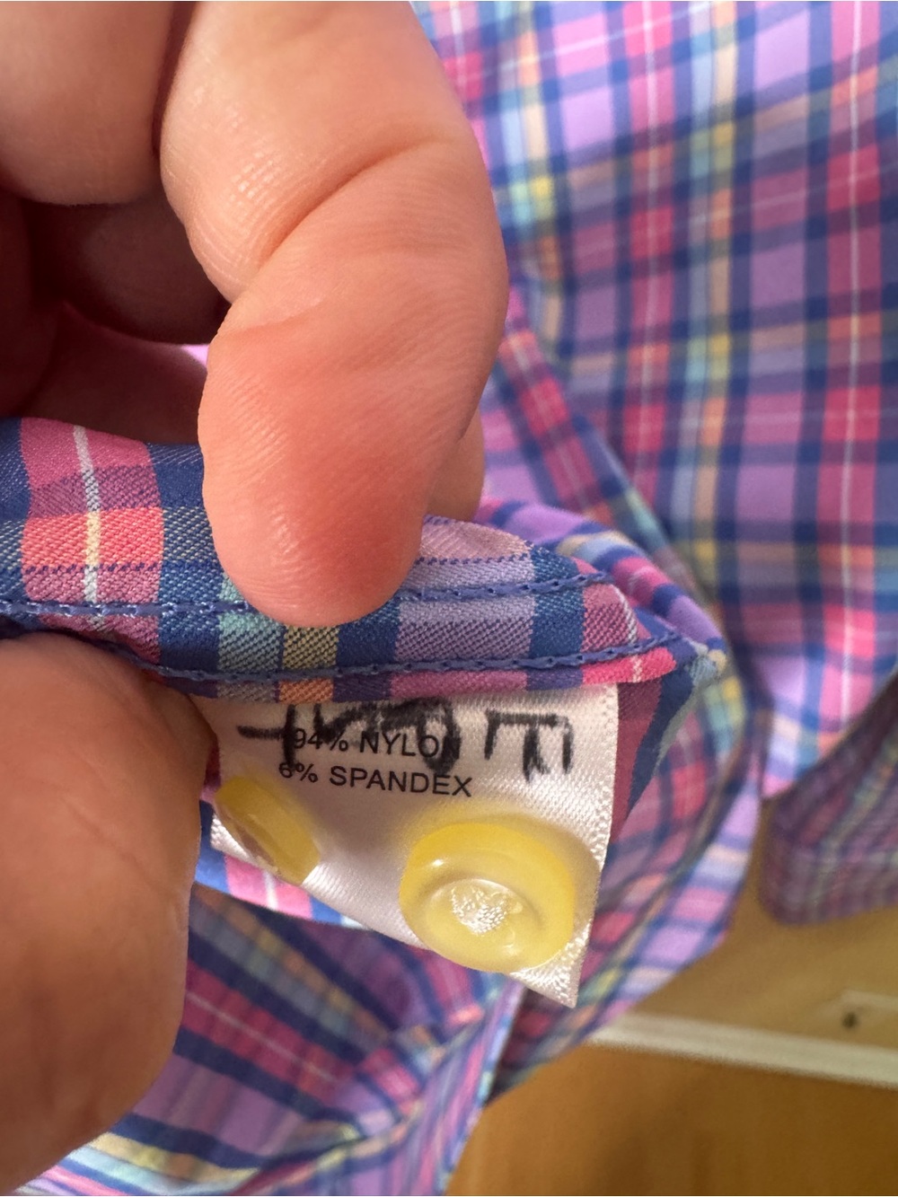 Peter Millar Mens XL Summer Comfort Button Up Shirt Multicolor Plaid Stretch - Picture 3 of 7